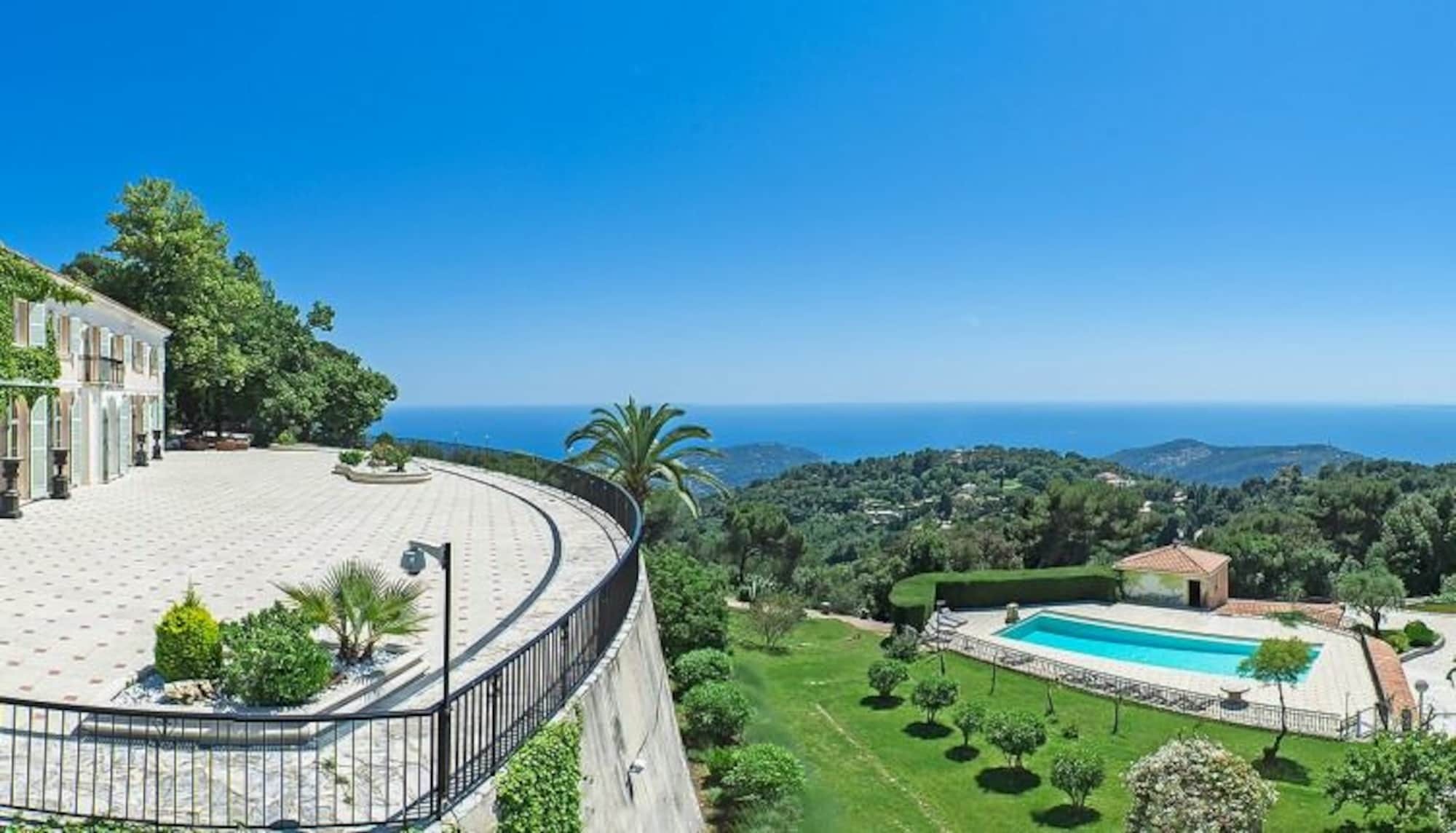 Вилла Domaine Du Mont Leuze Вильфранш-сюр-Мер Экстерьер фото